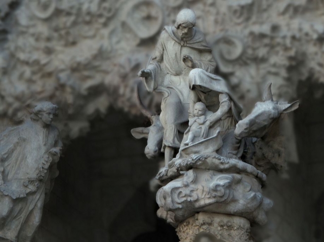  Detail der Sagrada Familia 